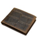 Чоловічий гаманець для карток купюр та документів Vintage 20042 Коричневий картинка, зображення, фото