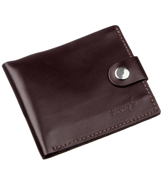 Портмоне горизонтальное мужское SHVIGEL 16214 Коричневое фото, картинка, изображение
