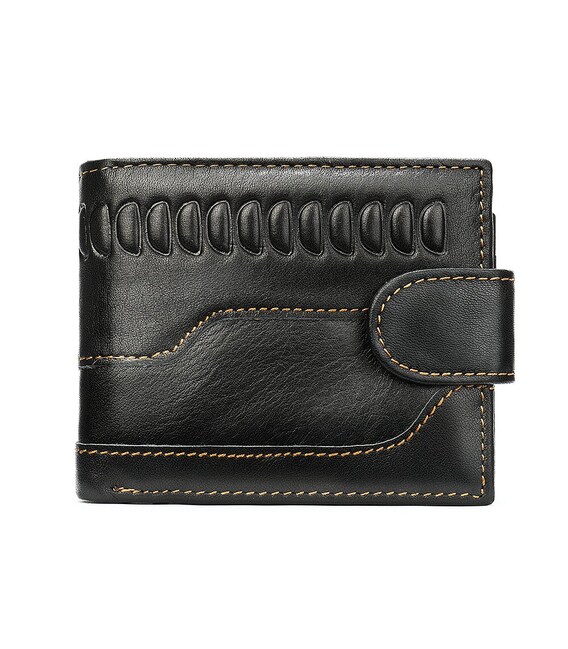 Чоловічий гаманець з тисненням 20234 Vintage Чорний картинка, зображення, фото