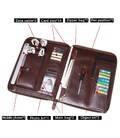 Мужская папка органайзер для документов матовая 20238 Vintage Коричневая картинка, изображение, фото