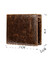 Портмоне кожаное компактное 20240 Vintage Коричневое фото, картинка, изображение