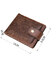 Портмоне в два сложения на кнопке 20241 Vintage Коричневое фото, картинка, изображение