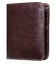 Чоловіче портмоне mini глянсове 20245 Vintage Коричневе картинка, зображення, фото