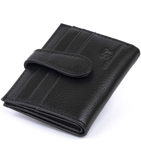 Кошелек-визитница ST Leather 19208 Черный фото, картинка, изображение