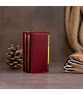 Візитниця-книжка ST Leather 19218 Бордова картинка, зображення, фото