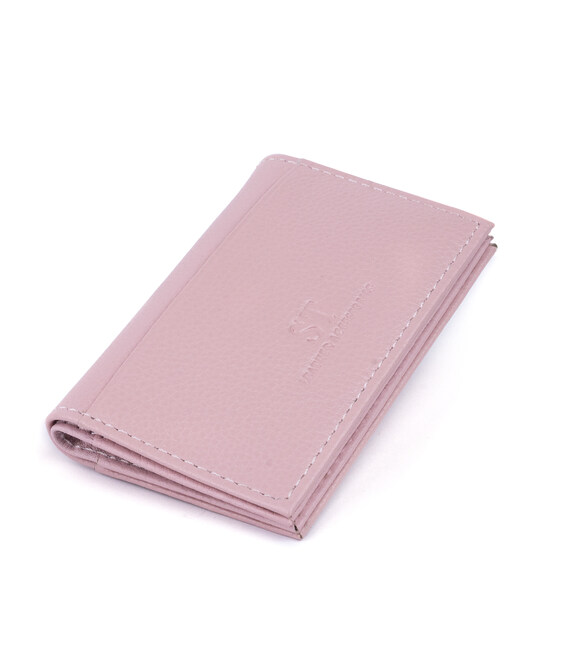 Визитница-книжка ST Leather 19220 Розовая фото, картинка, изображение