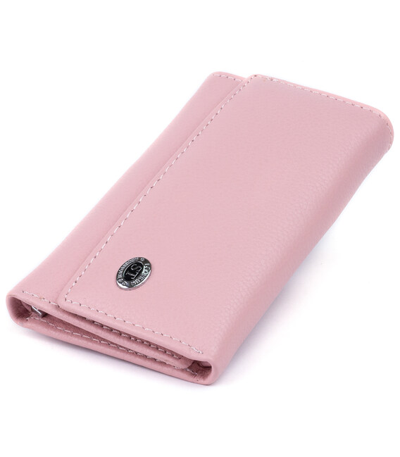 Ключница-кошелек женская ST Leather 19227 Розовая фото, картинка, изображение