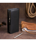 Вертикальный кошелек кожаный женский ST Leather 19274 Черный картинка, изображение, фото