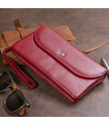 Клатч зі шкіри жіночий ST Leather 19318 Бордовий картинка, зображення, фото