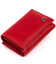 Жіноче шкіряне портмоне для карток купюр та монет ST Leather 19335 Червоне картинка, зображення, фото