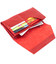 Горизонтальный клатч глянцевый на магните GRANDE PELLE 11318 Красный фото, картинка, изображение