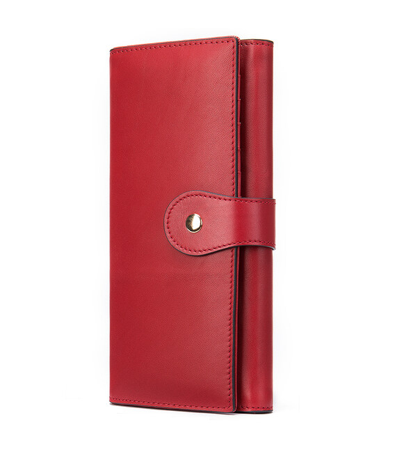 Кошелек женский вертикальный Vintage 20356 Красный фото, картинка, изображение