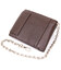 Портмоне унисекс с цепочкой Vintage 20425 Коричневое фото, картинка, изображение
