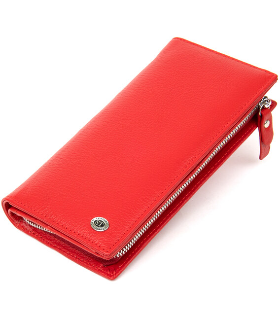 Универсальный женский кошелек-клатч ST Leather 19372 Красный фото, картинка, изображение
