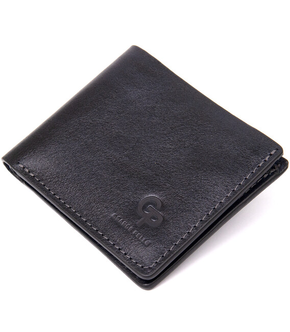 Портмоне из натуральной кожи GRANDE PELLE 11462 Черный фото, картинка, изображение