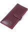 Шкіряне глянсове портмоне GRANDE PELLE 11467 Бордовий картинка, зображення, фото