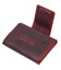 Матовое винтажное портмоне GRANDE PELLE 11454 Бордовый фото, картинка, изображение