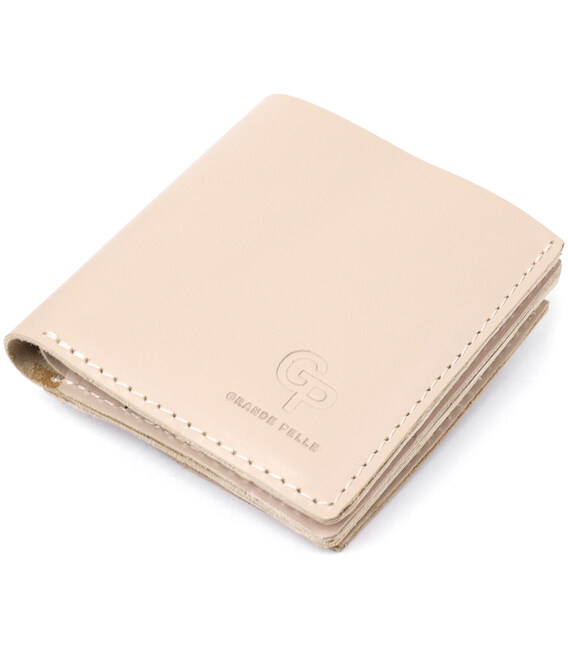 Оригінальне жіноче портмоне з монетницею GRANDE PELLE 11369 Бежевий картинка, зображення, фото