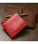 Небольшое женское портмоне GRANDE PELLE 11565 Красный фото, картинка, изображение