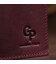 Шкіряне жіноче матове портмоне GRANDE PELLE 11561 Бордовий картинка, зображення, фото