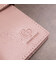 Шкіряне жіноче матове портмоне GRANDE PELLE 11545 Рожевий картинка, зображення, фото