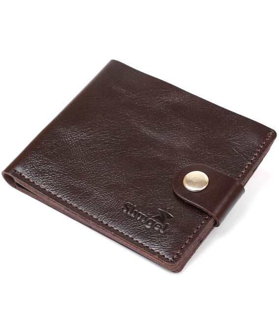 Універсальне чоловіче портмоне Shvigel 16464 Коричневий картинка, зображення, фото