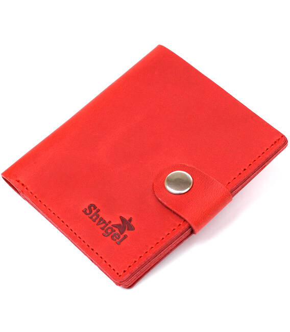 Жіноче матове портмоне невелике Shvigel 16476 Червоний картинка, зображення, фото