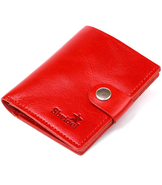 Практичне жіноче портмоне Shvigel 16503 Червоний картинка, зображення, фото