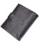 Відмінний чоловічий гаманець із фактурної шкіри KARYA 21038 Чорний картинка, зображення, фото