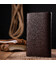 Вертикальный бумажник из натуральной кожи KARYA 21138 Коричневый фото, картинка, изображение