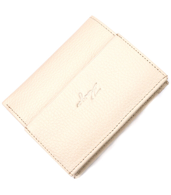 Компактный женский кошелек на магните из натуральной кожи KARYA 21189 Молочный фото, картинка, изображение