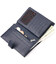 Вертикальное мужское портмоне с хлястиком из натуральной кожи KARYA 21190 Синий фото, картинка, изображение
