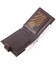 Классический мужской кошелек из натуральной кожи с тиснением под крокодила KARYA 21199 Коричневый фото, картинка, изображение