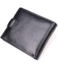 Классический мужской бумажник из натуральной кожи ST Leather 19407 Черный фото, картинка, изображение