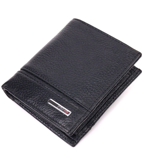 Престижне портмоне для чоловіків з натуральної шкіри KARYA 21323 Чорний картинка, зображення, фото