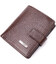Стильний чоловічий гаманець із натуральної крупнозернистої шкіри KARYA 21373 Коричневий картинка, зображення, фото