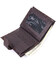 Компактный мужской кошелек из натуральной кожи с тиснением под крокодила KARYA 21386 Коричневый фото, картинка, изображение