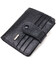 Чоловічий компактний гаманець з натуральної гладкої шкіри CANPELLINI 21685 Чорний картинка, зображення, фото