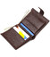 Универсальный мужской бумажник из натуральной зернистой кожи CANPELLINI 21744 Коричневый фото, картинка, изображение