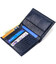 Мужской кошелек вертикального формата из натуральной кожи с тиснением CANPELLINI 21752 Синий фото, картинка, изображение