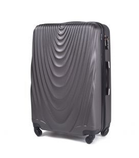 Чемодан Wings 304 средний M серый фото, картинка, изображение