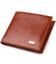 Мужское горизонтальное портмоне из натуральной гладкой кожи CANPELLINI 21780 Коричневое фото, картинка, изображение