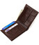 Интересное мужское портмоне из натуральной фактурной кожи CANPELLINI 21785 Коричневое фото, картинка, изображение