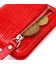 Лакированный женский кошелек небольшого размера из натуральной фактурной кожи CANPELLINI 21800 Красный фото, картинка, изображен