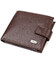 Красивый горизонтальный кошелек для мужчин из натуральной кожи флотар CANPELLINI 21891 Коричневый фото, картинка, изображение