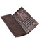 Стильный мужской вертикальный бумажник из натуральной кожи с тиснением под крокодила CANPELLINI 21900 Коричневый фото, картинка,