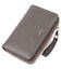 Отличное женское портмоне среднего размера из натуральной зернистой кожи CANPELLINI 21908 Серое фото, картинка, изображение