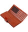 Ультрамодный кошелек для мужчин из натуральной кожи с тиснением под крокодила CANPELLINI 21918 Рыжий фото, картинка, изображение