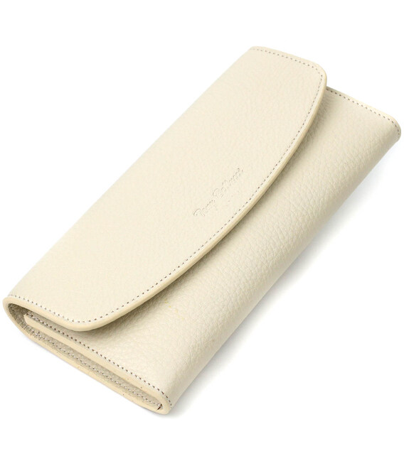 Интересный женский кошелек с монетницей на молнии из натуральной кожи Tony Bellucci 21965 Молочный фото, картинка, изображение