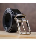 Ремень мужской GRANDE PELLE 00249 кожаный Черный фото, картинка, изображение